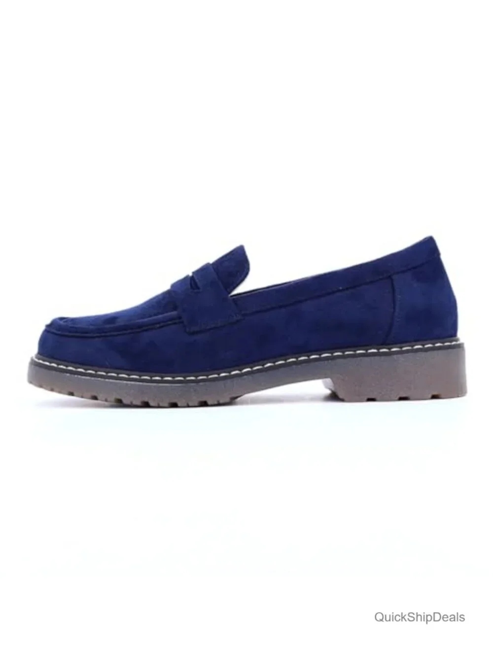 Women's Chunky Platform Loafers Slip-On Memory Foam Comfortable Fashion Mocc